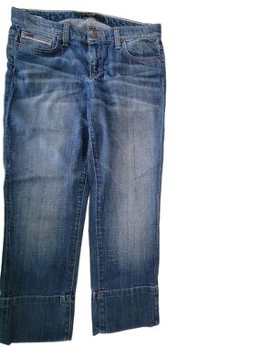 Joes Jeans Womens Size 27 Capri Low Rise Medium Wash Denim Pants